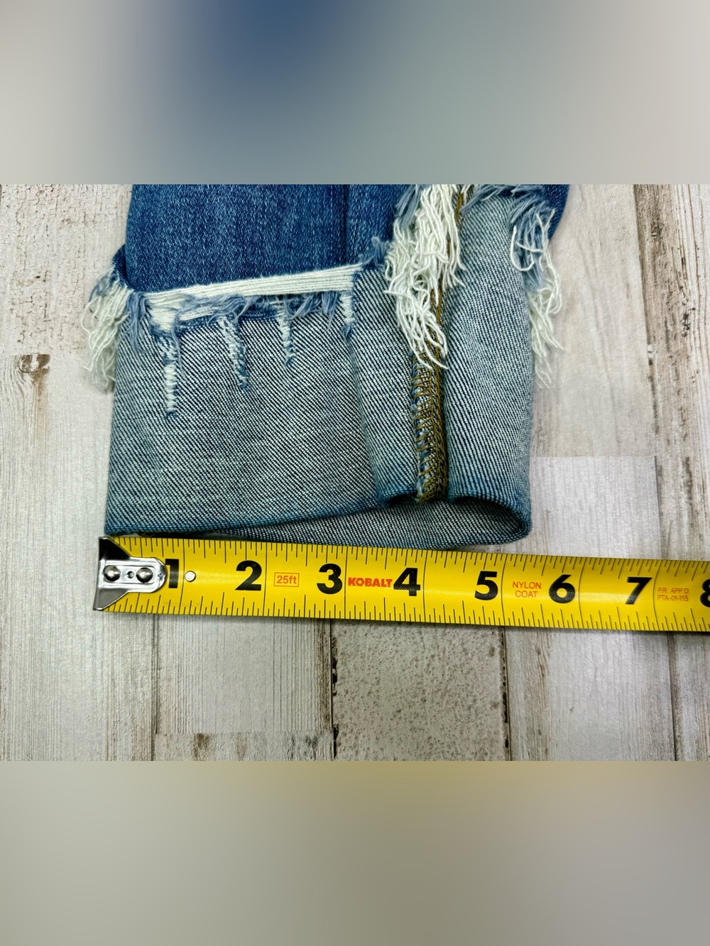 Judy Blue Jeans Womens 3/26 Blue Mid Rise Straight Fit - Picture 8 of 12
